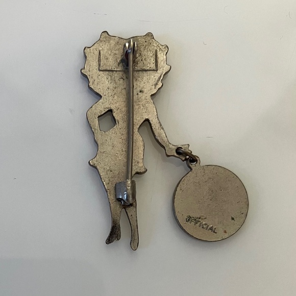Antique Betty Boop 1939 Worlds Fair Official Pin - Picture 3 of 5